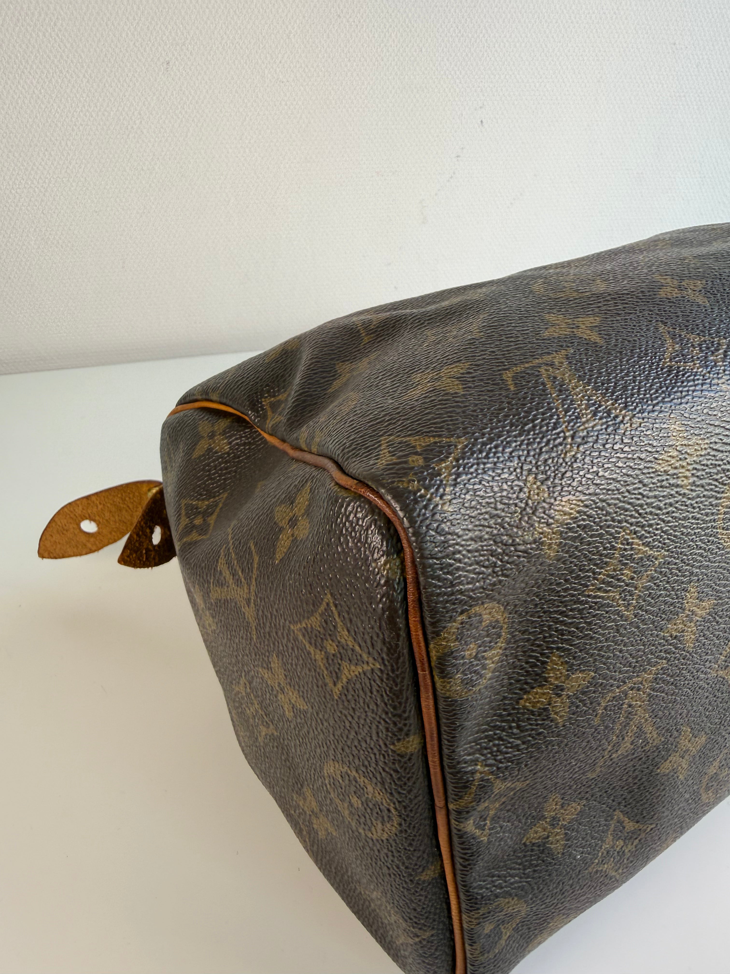 Speedy 25 en toile Monogram marron
