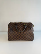 Speedy 30 à bandoulière en toile damier