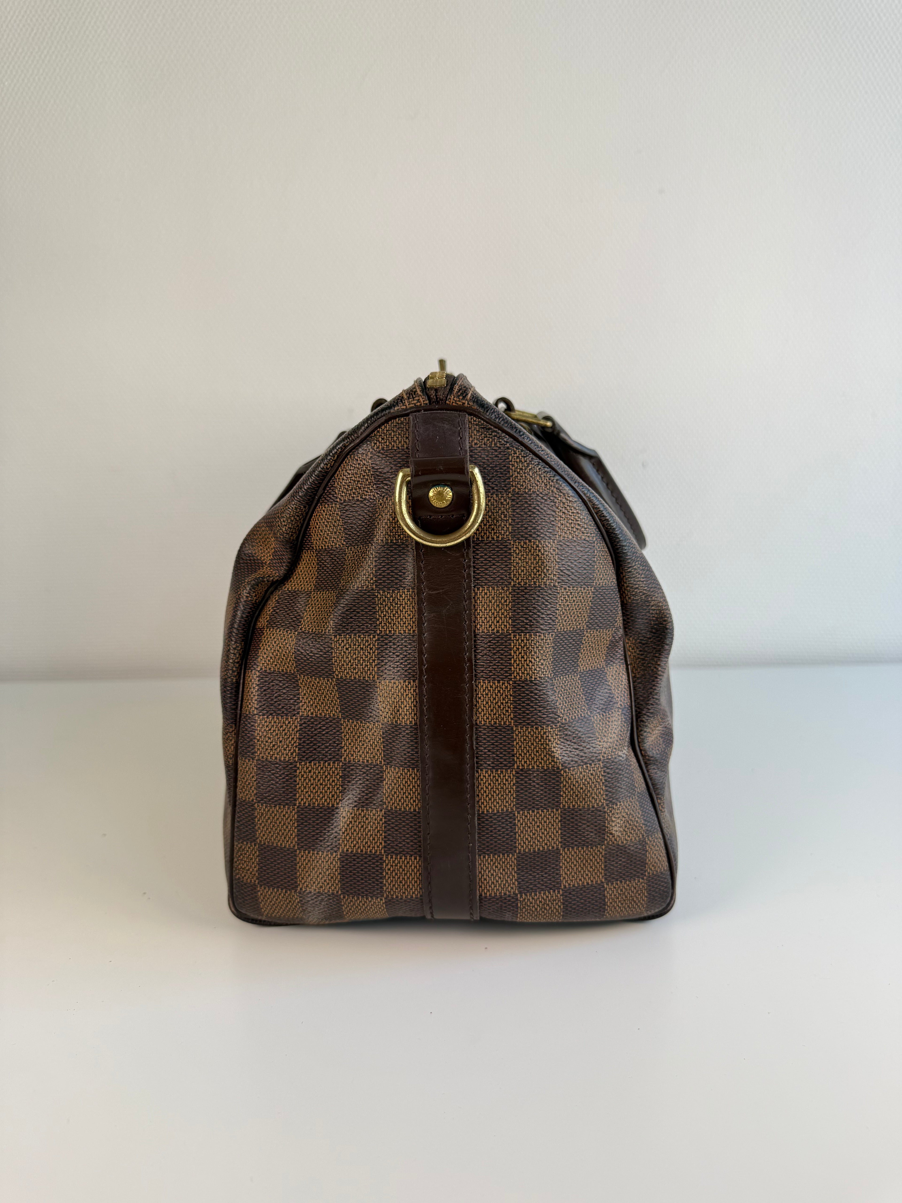 Speedy 30 à bandoulière en toile damier