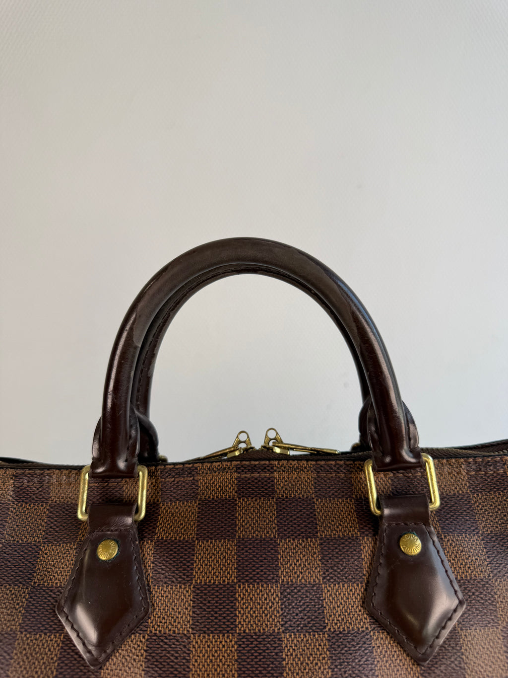 Speedy 30 à bandoulière en toile damier