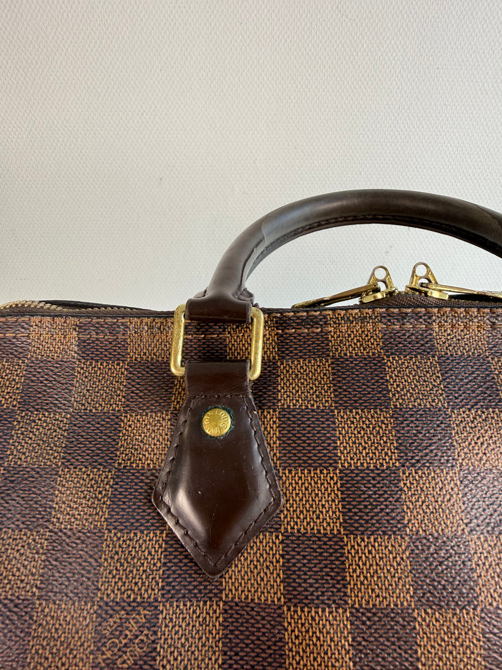 Speedy 30 à bandoulière en toile damier