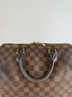 Speedy 30 à bandoulière en toile damier