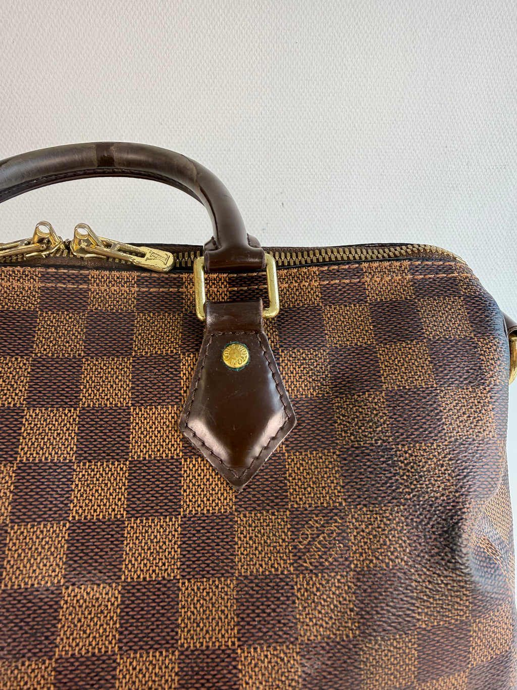 Speedy 30 à bandoulière en toile damier