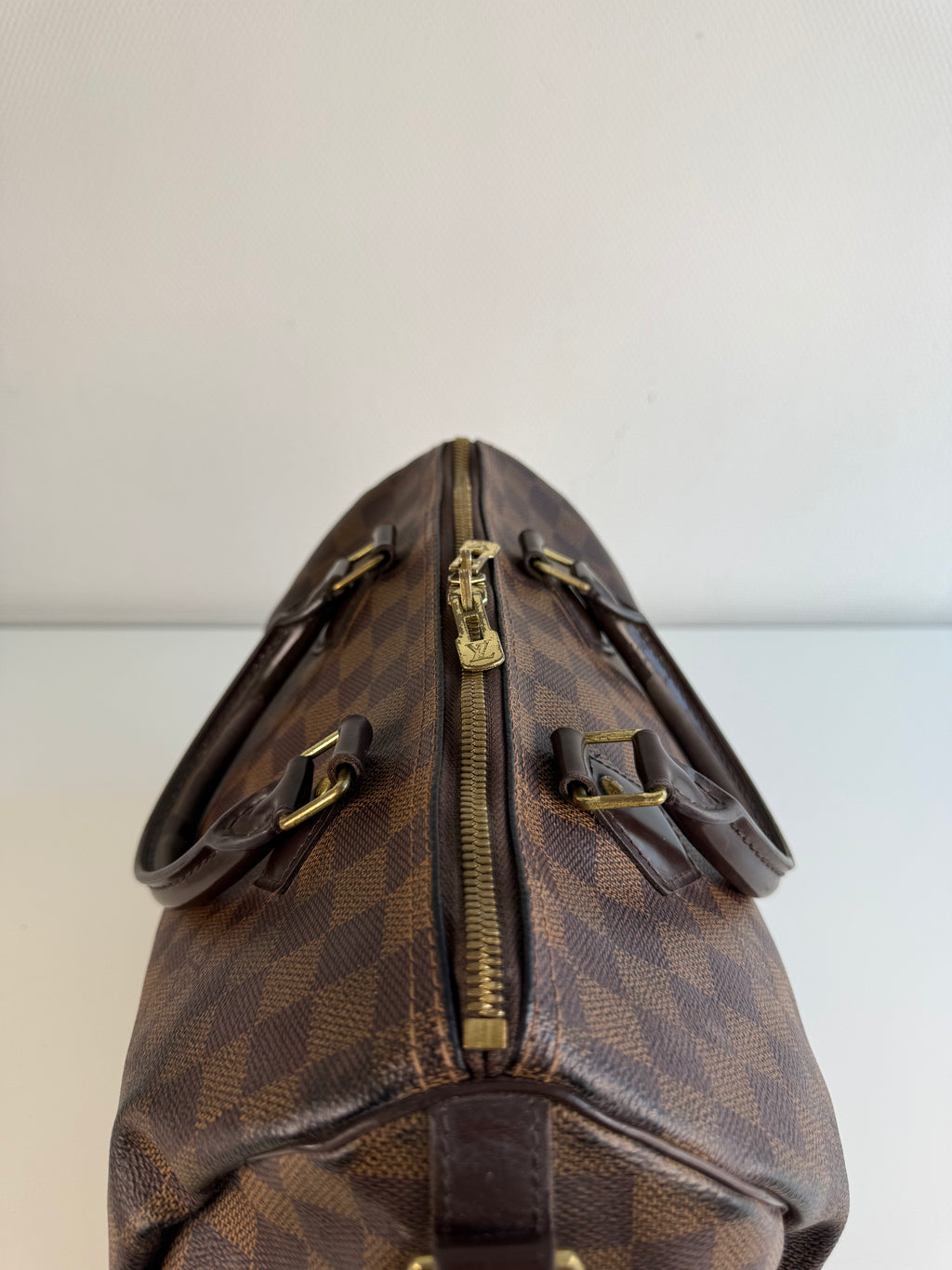 Speedy 30 à bandoulière en toile damier