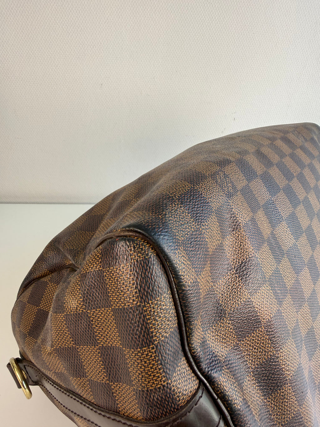 Speedy 30 à bandoulière en toile damier