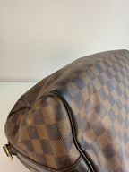Speedy 30 à bandoulière en toile damier