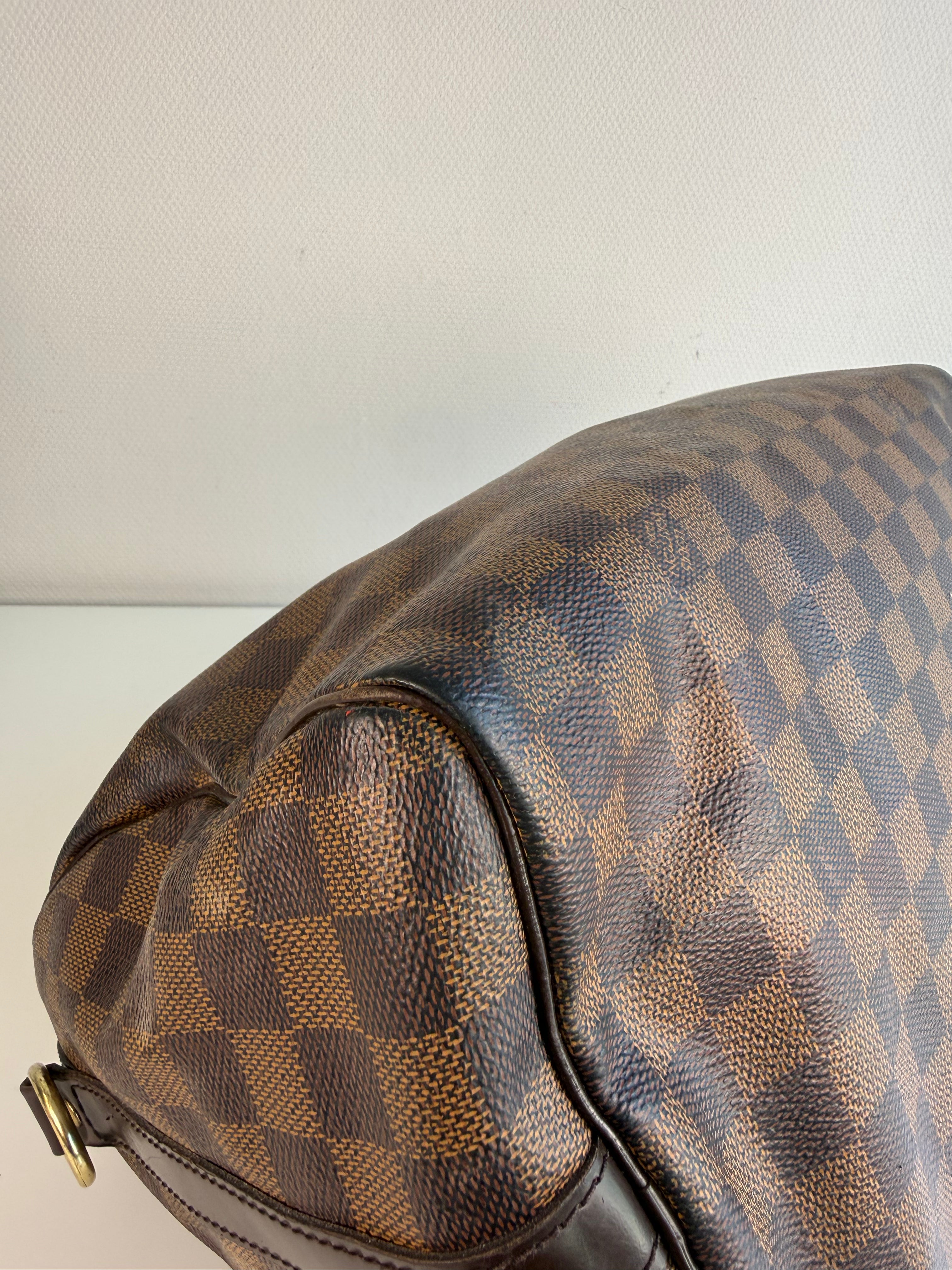 Speedy 30 à bandoulière en toile damier