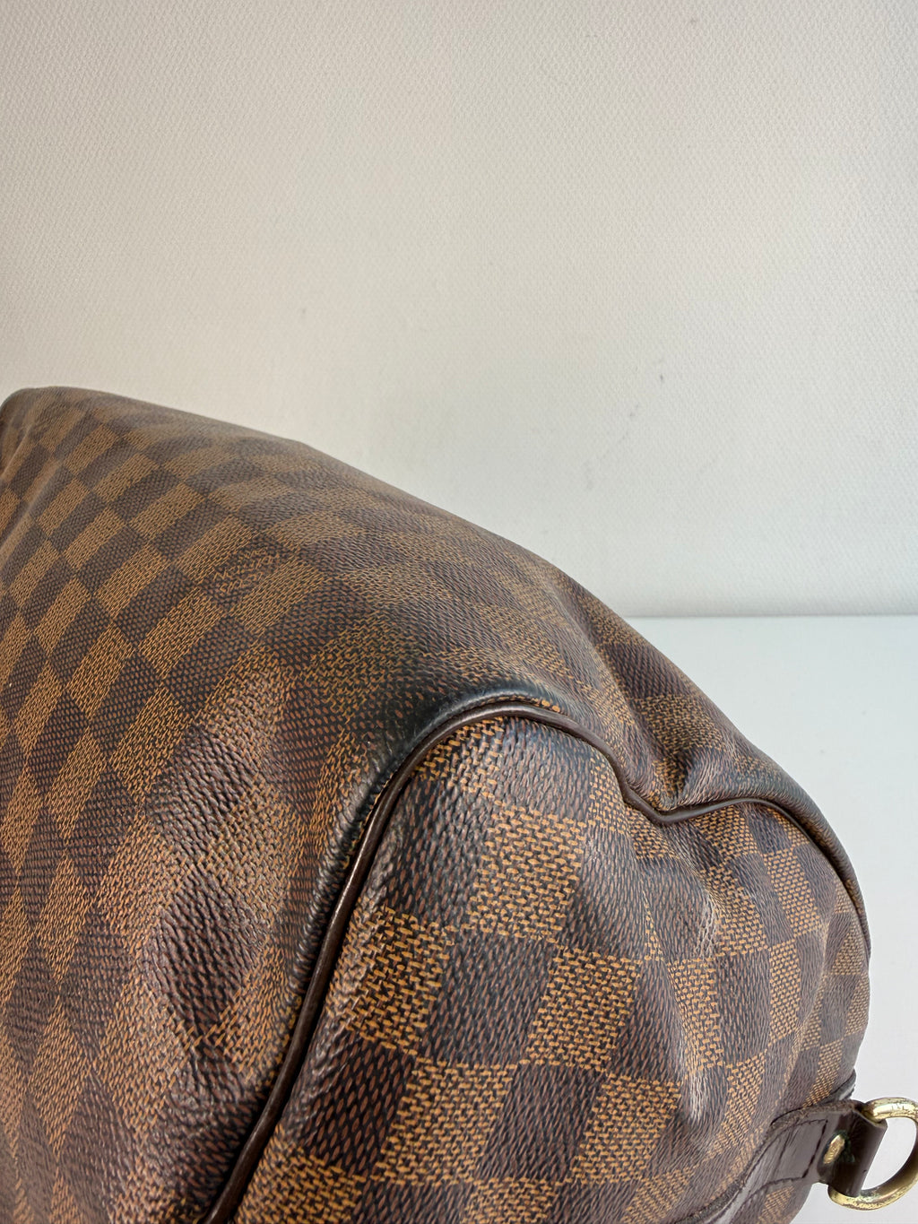 Speedy 30 à bandoulière en toile damier