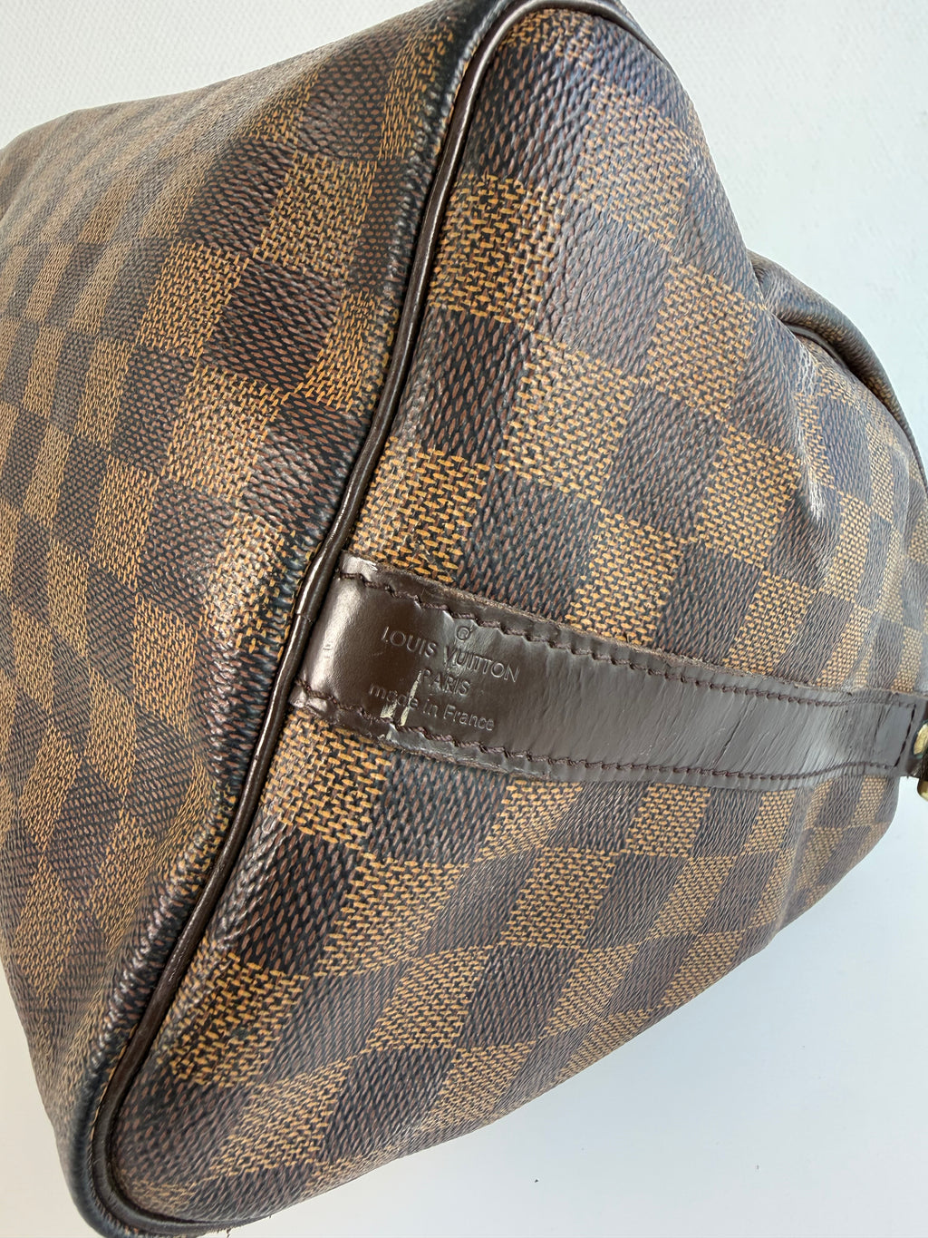 Speedy 30 à bandoulière en toile damier