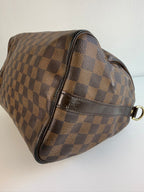 Speedy 30 à bandoulière en toile damier