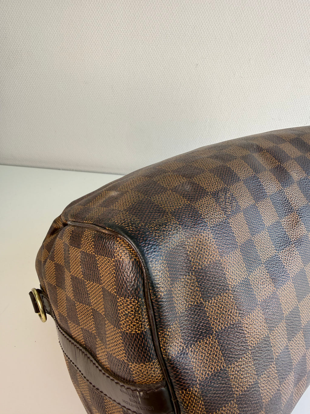 Speedy 30 à bandoulière en toile damier