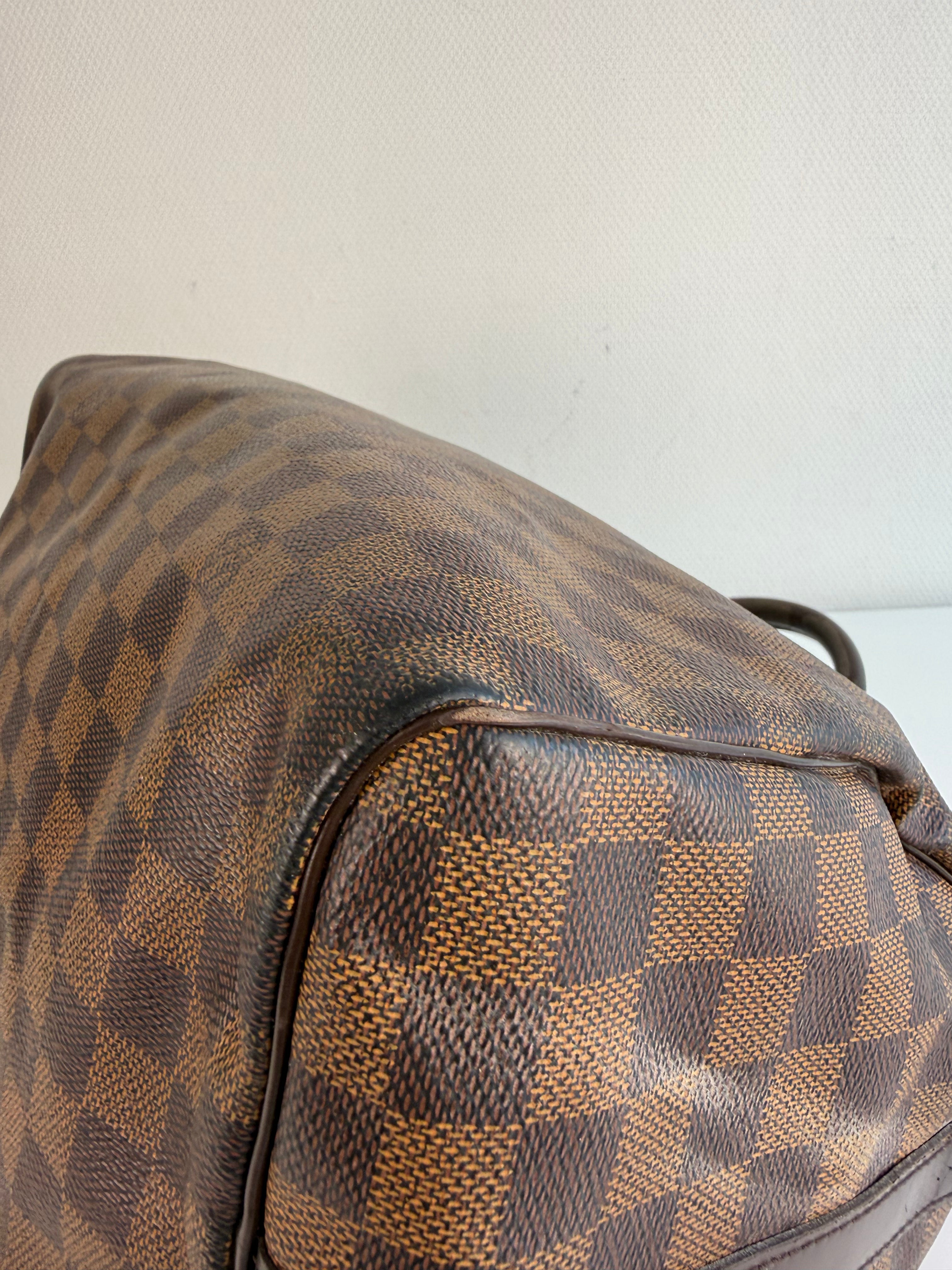 Speedy 30 à bandoulière en toile damier