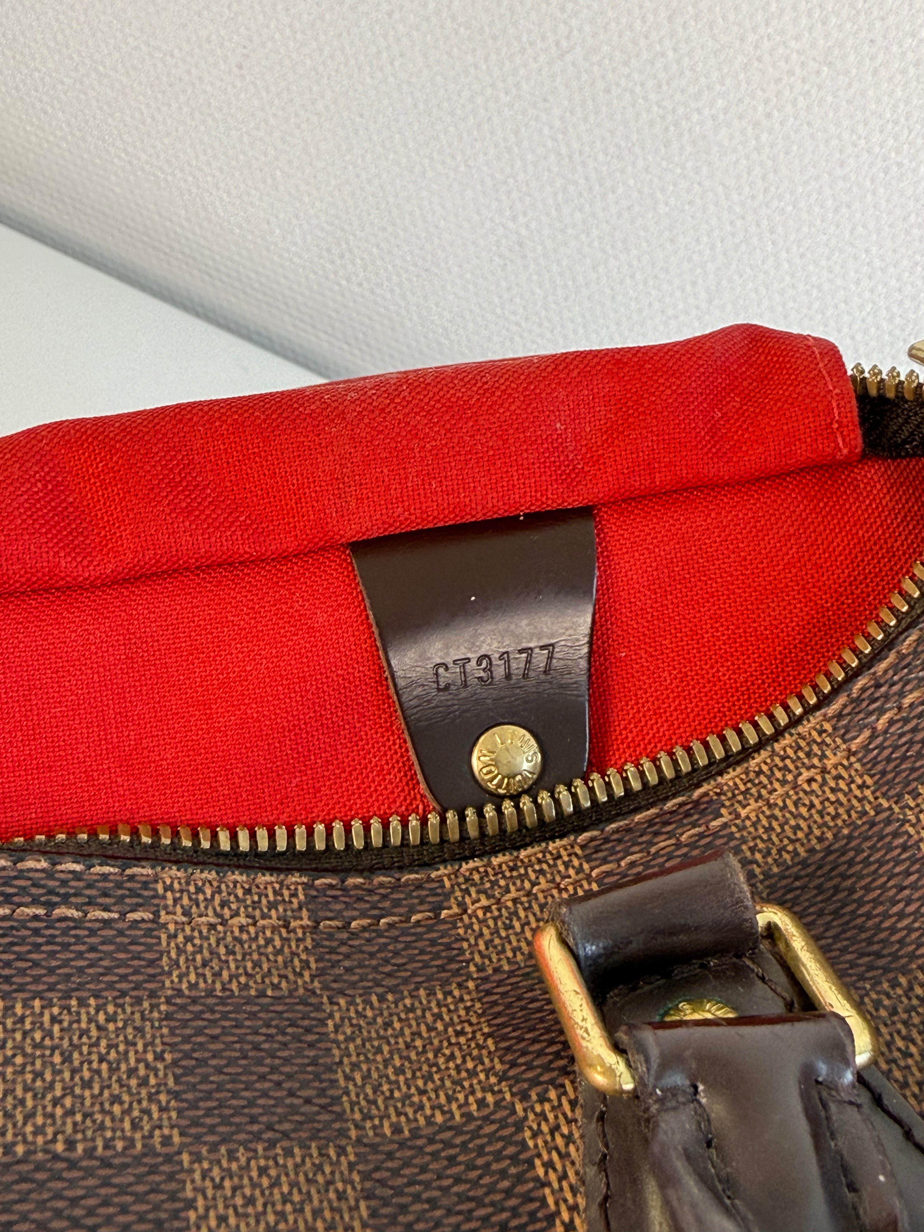 Speedy 30 à bandoulière en toile damier