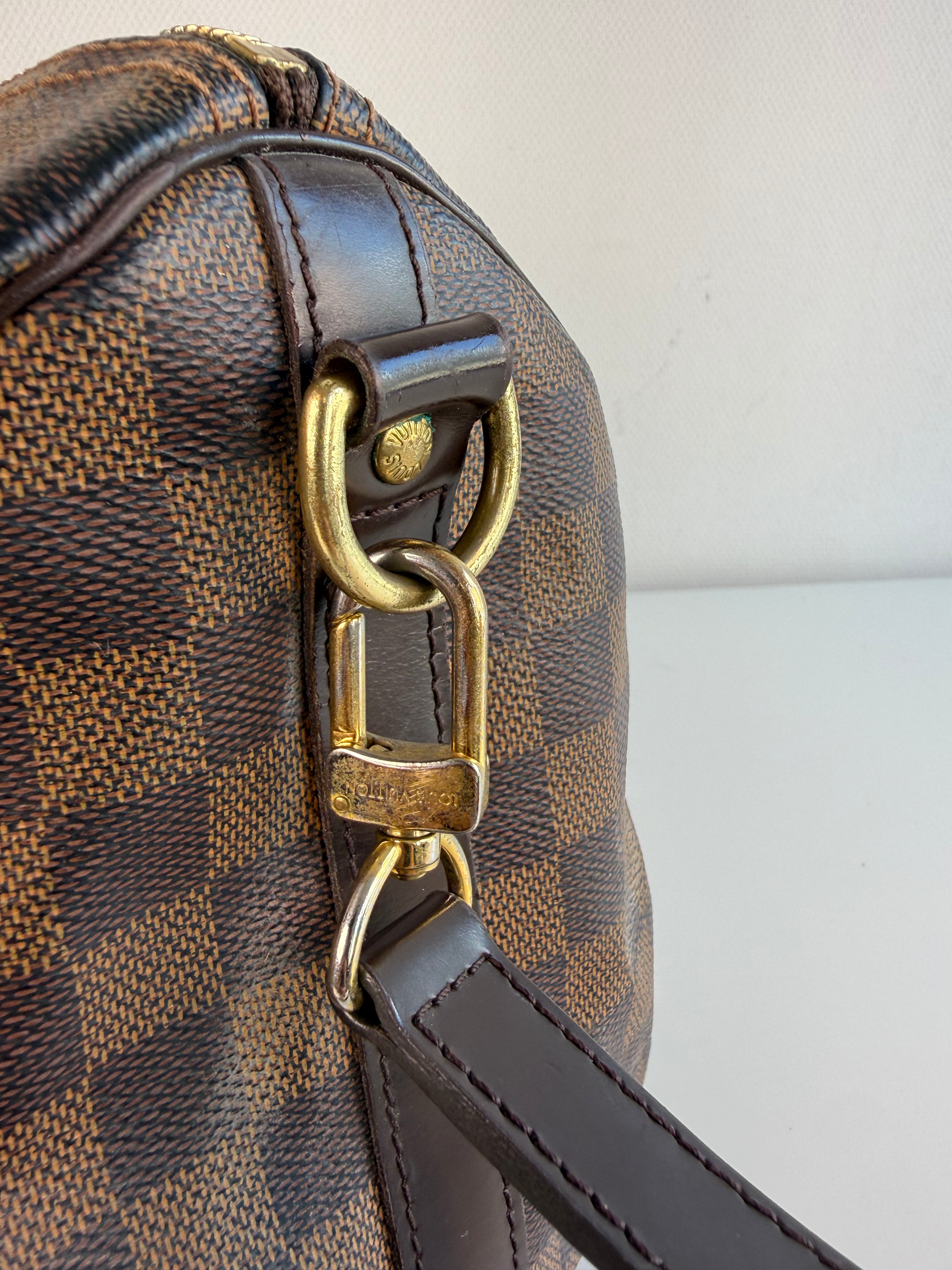 Speedy 30 à bandoulière en toile damier
