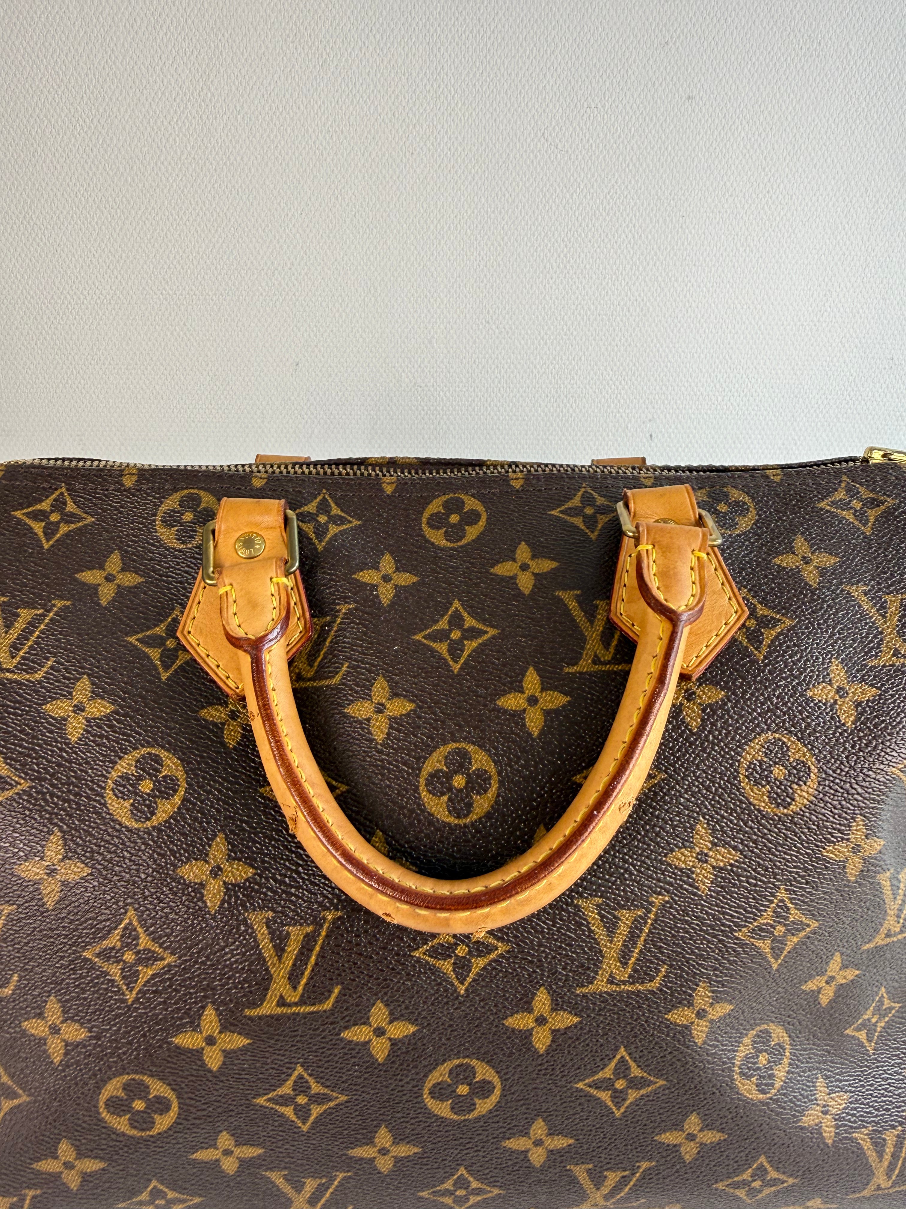Speedy 30 en toile Monogram marron