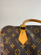 Speedy 30 en toile Monogram marron