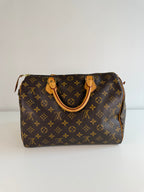 Speedy 30 en toile Monogram marron