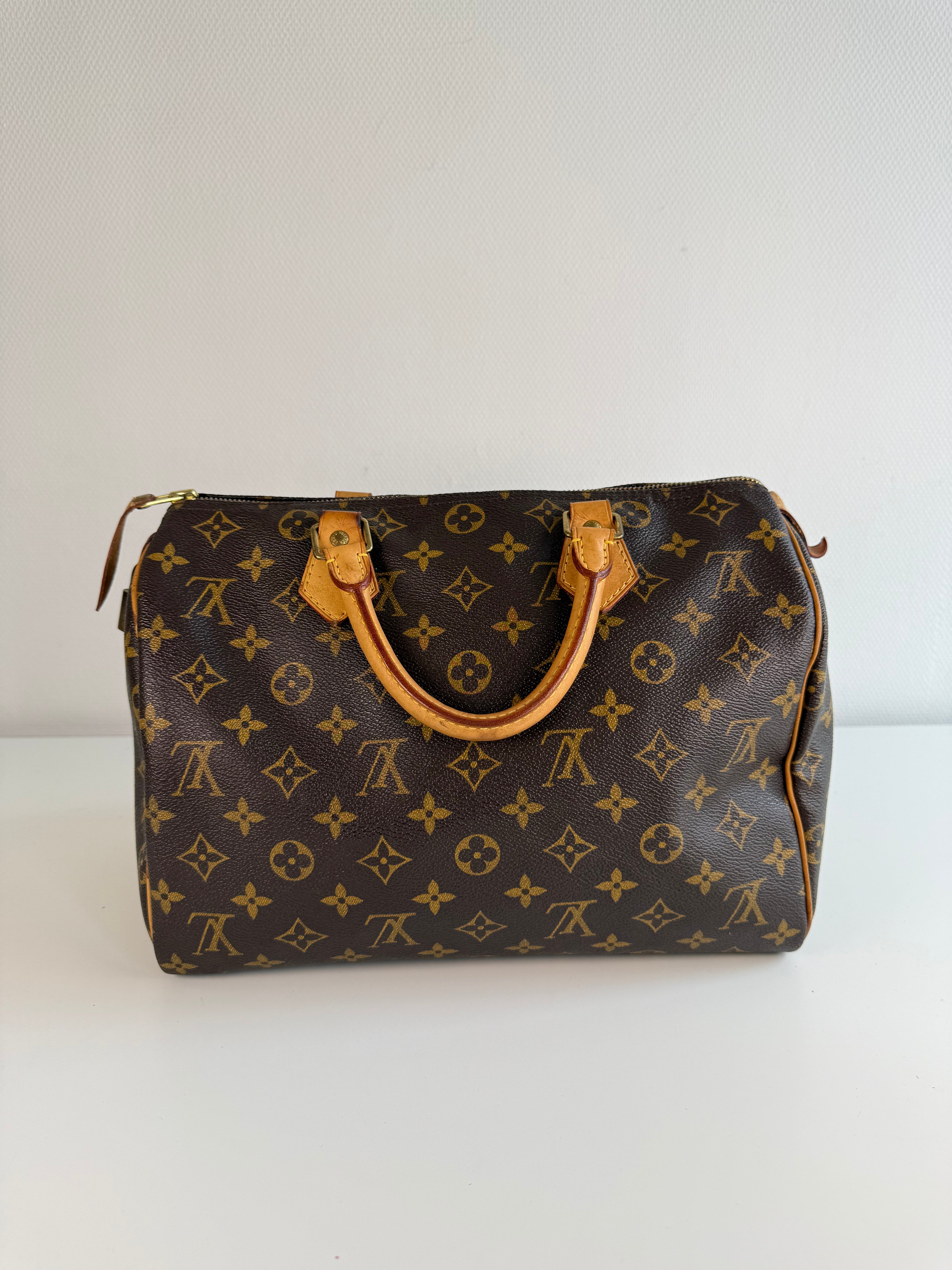 Speedy 30 en toile Monogram marron
