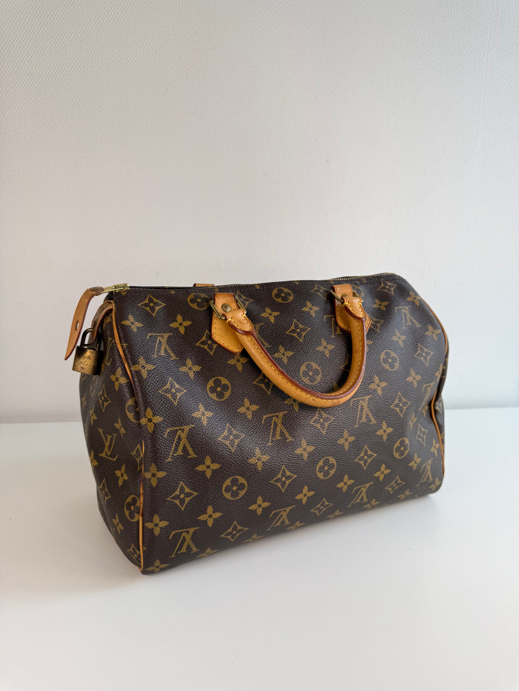 Speedy 30 en toile Monogram marron