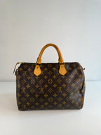 Speedy 30 en toile Monogram marron