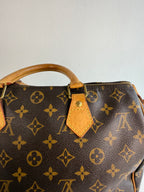 Speedy 30 en toile Monogram marron