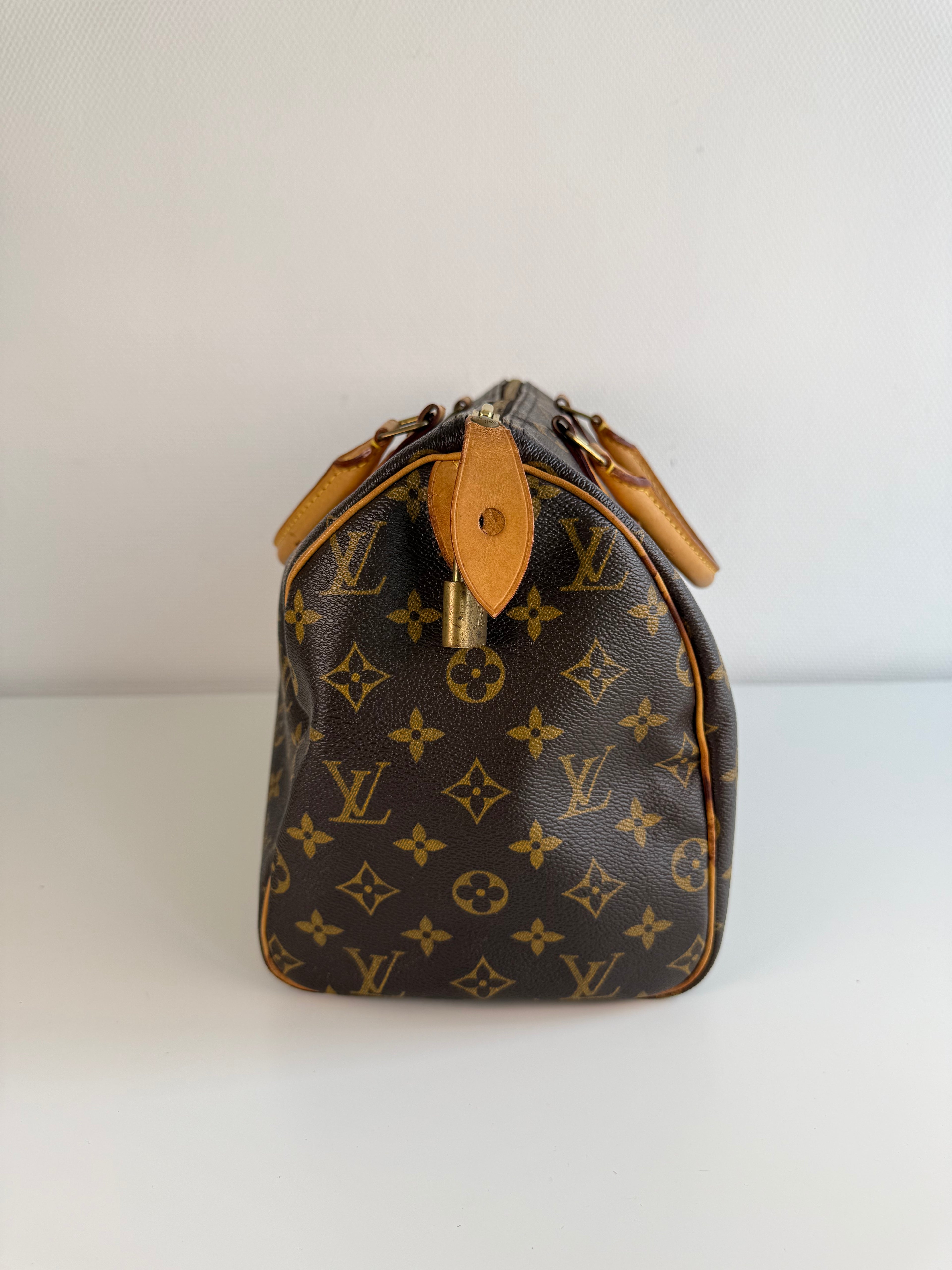 Speedy 30 en toile Monogram marron
