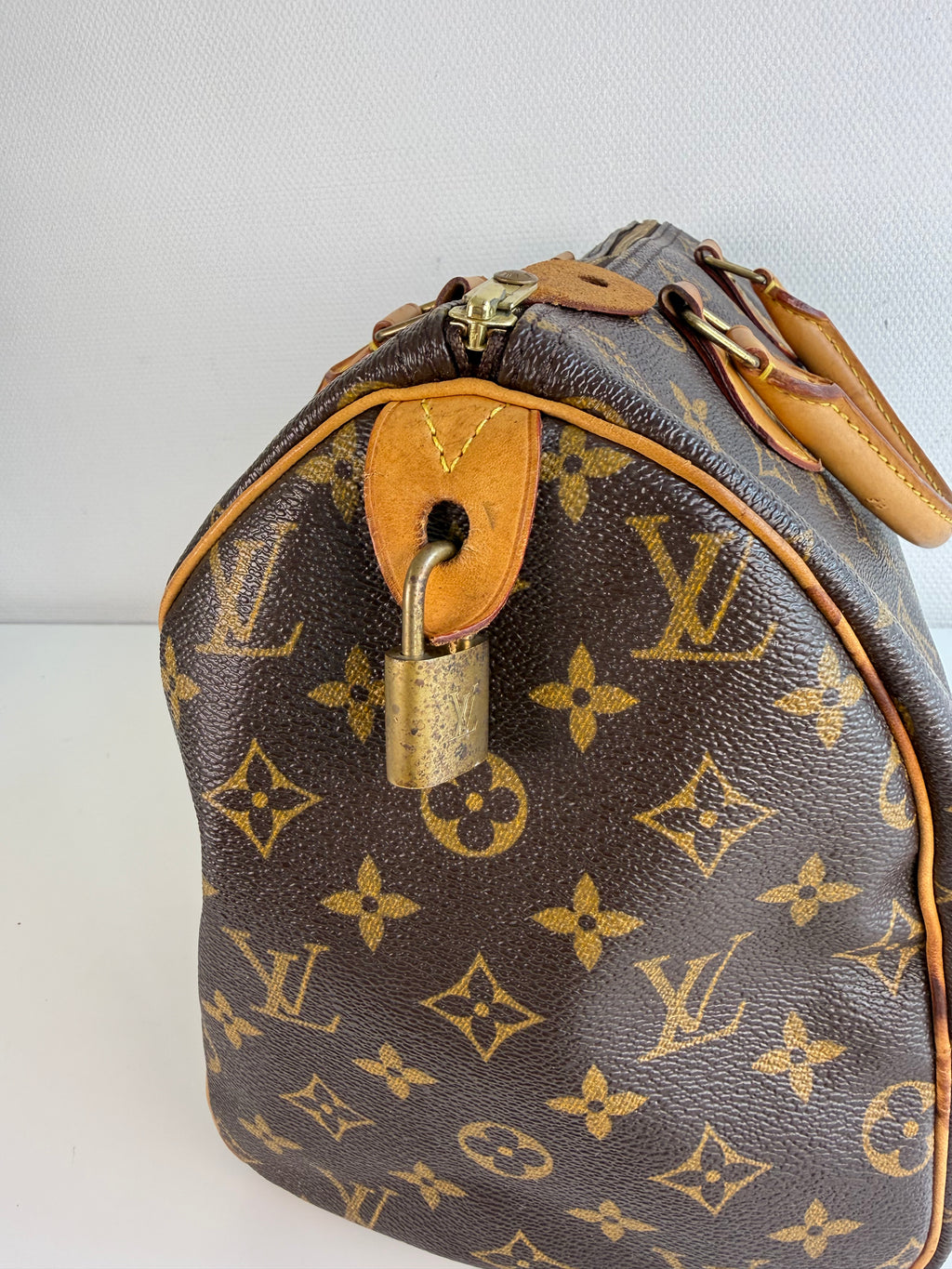 Speedy 30 en toile Monogram marron