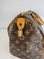 Speedy 30 en toile Monogram marron