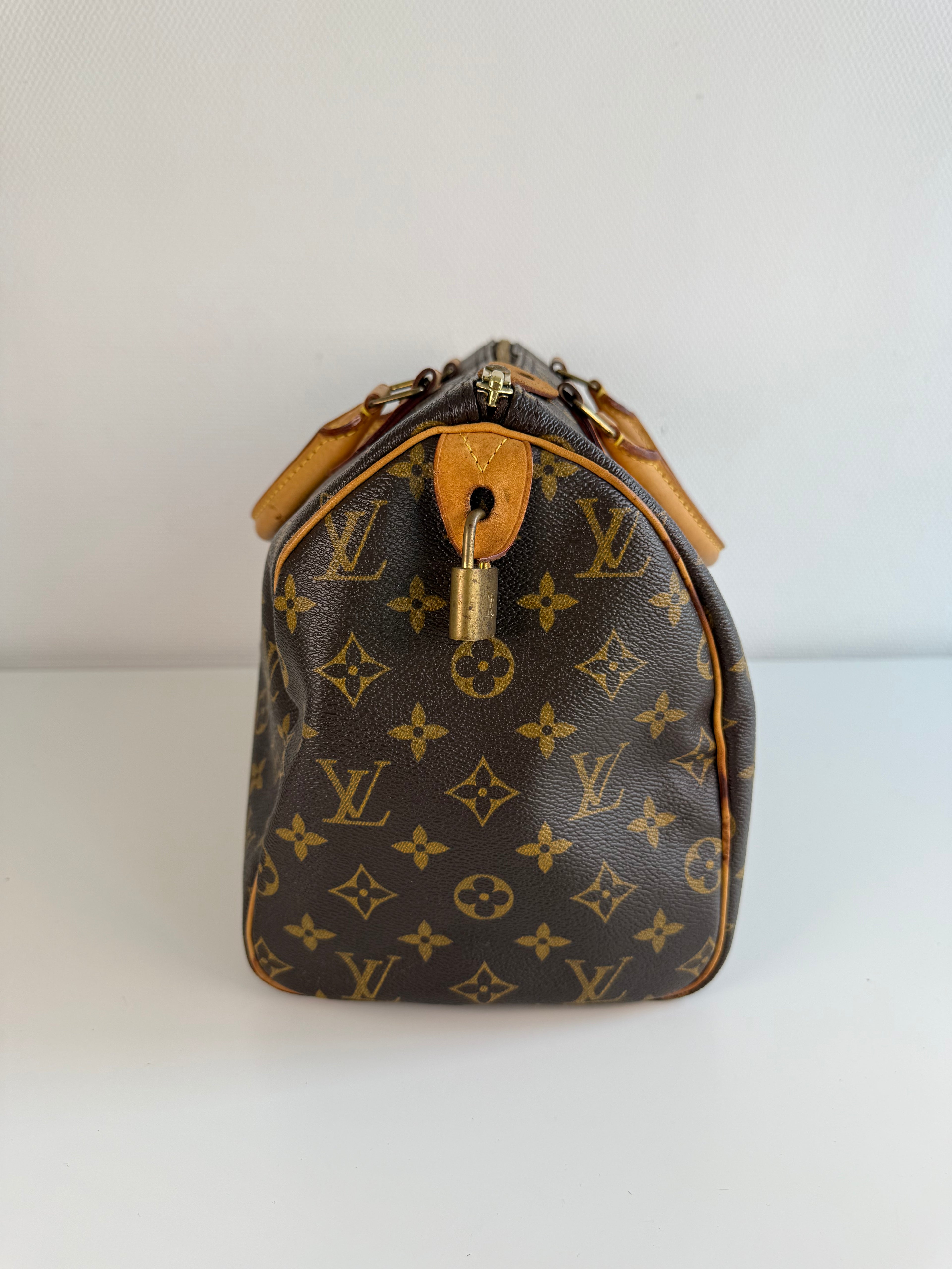 Speedy 30 en toile Monogram marron
