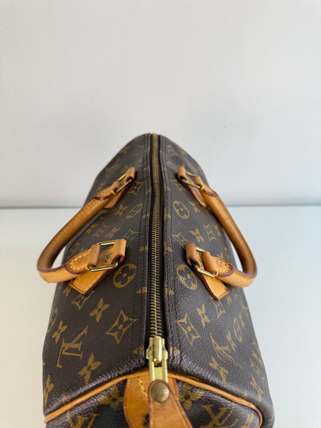 Speedy 30 en toile Monogram marron
