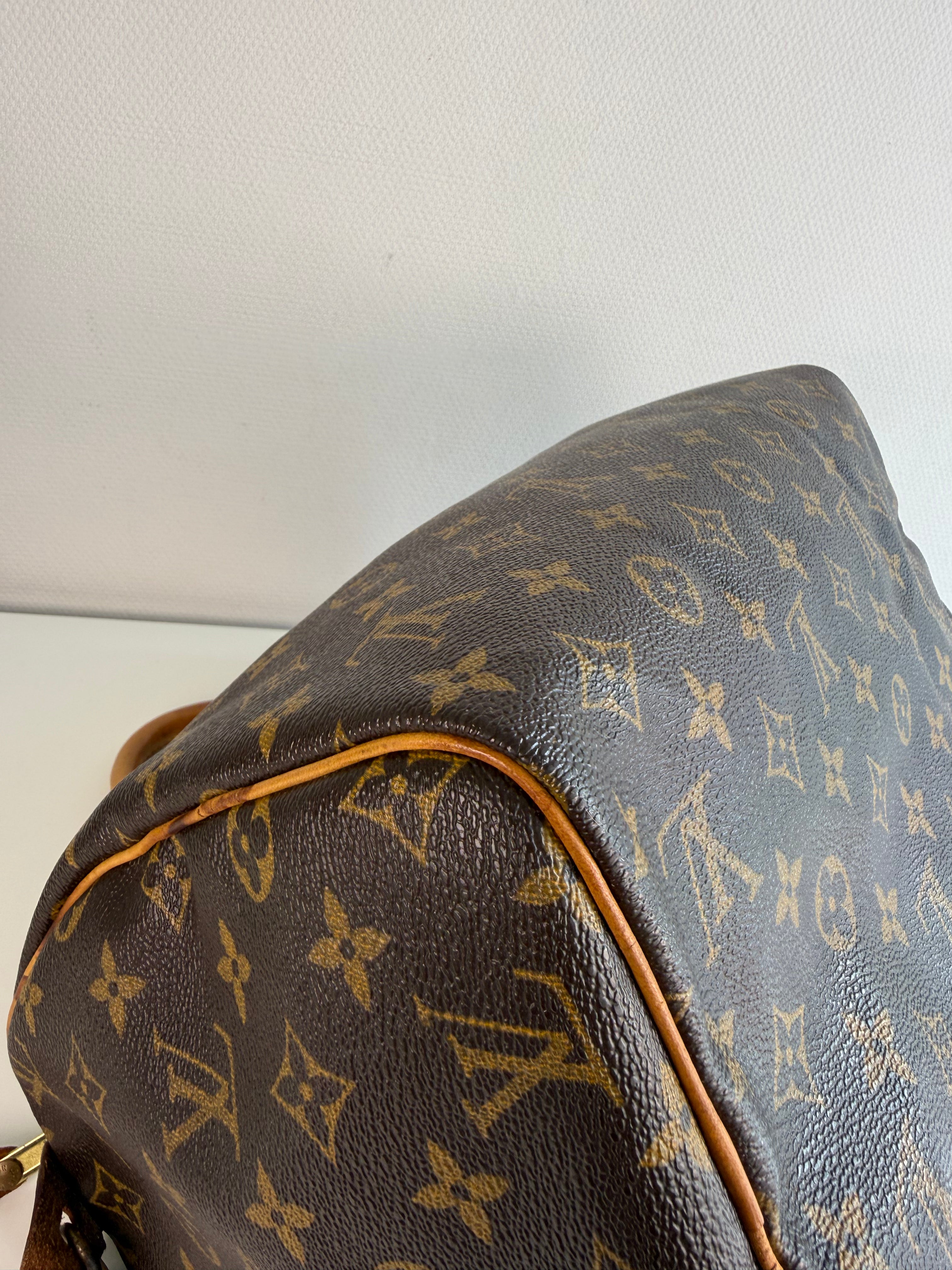 Speedy 30 en toile Monogram marron