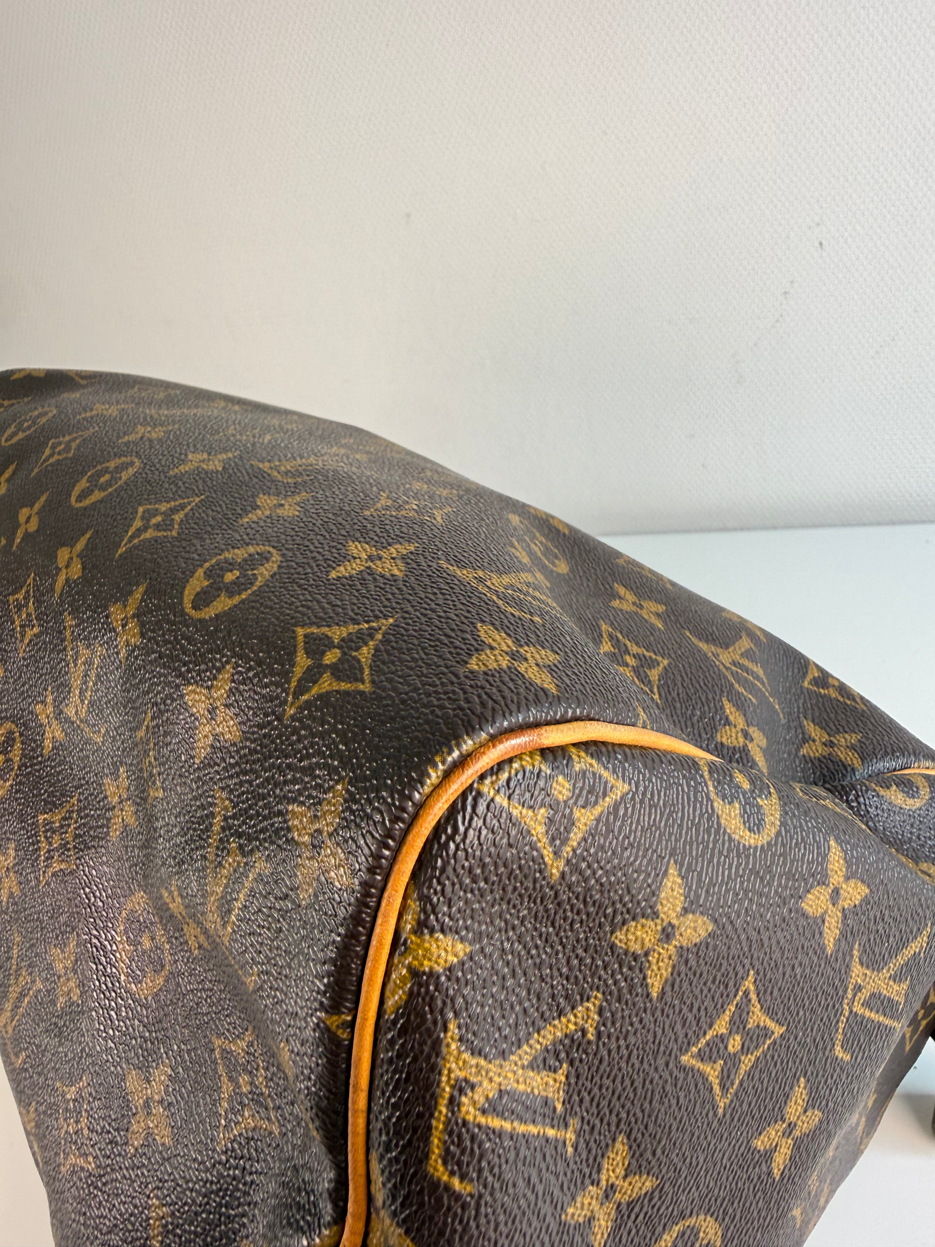 Speedy 30 en toile Monogram marron