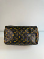 Speedy 30 en toile Monogram marron