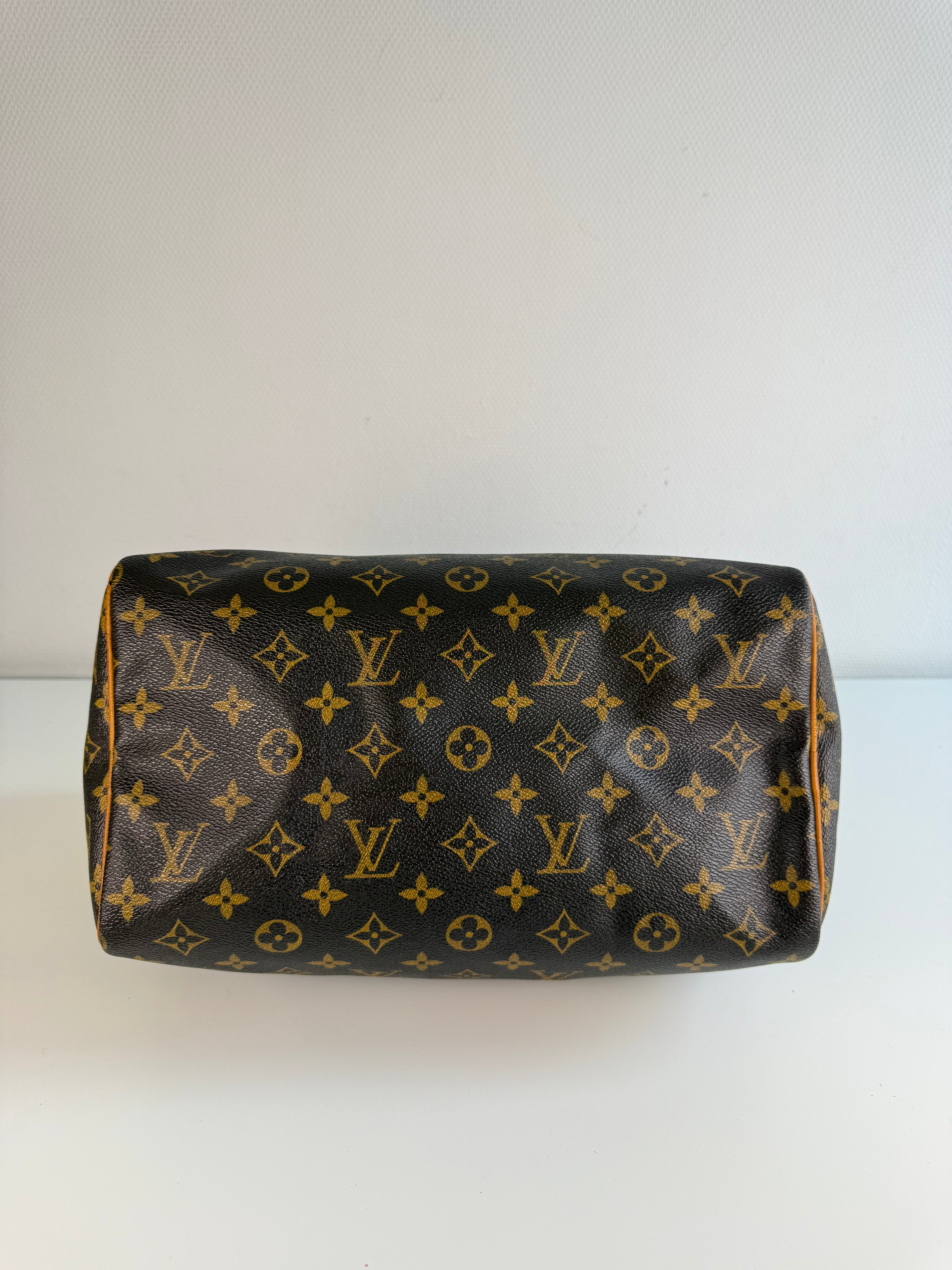 Speedy 30 en toile Monogram marron