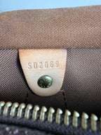 Speedy 30 en toile Monogram marron