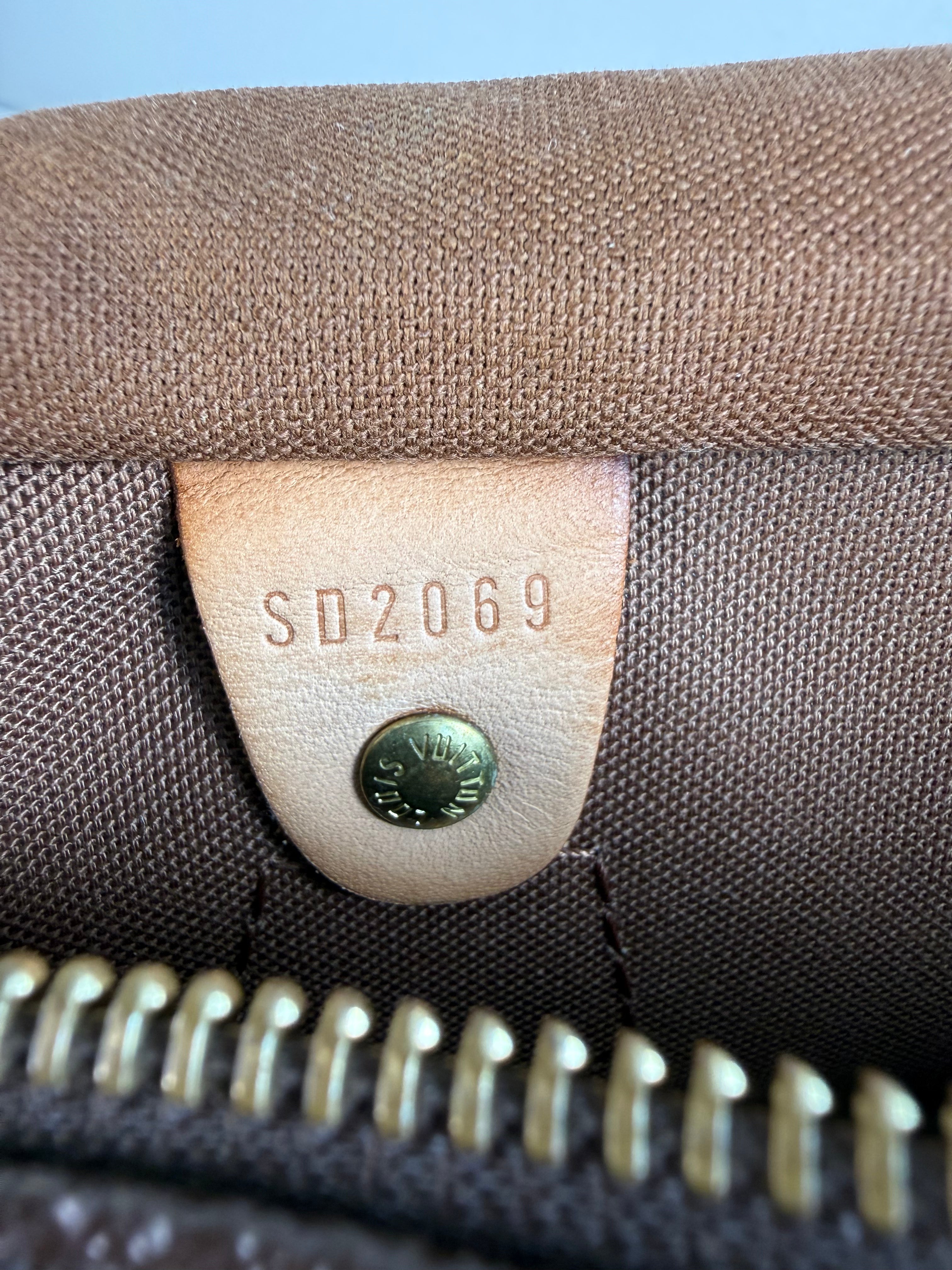 Speedy 30 en toile Monogram marron
