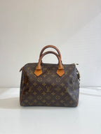 Speedy 25 en toile monogramme marron