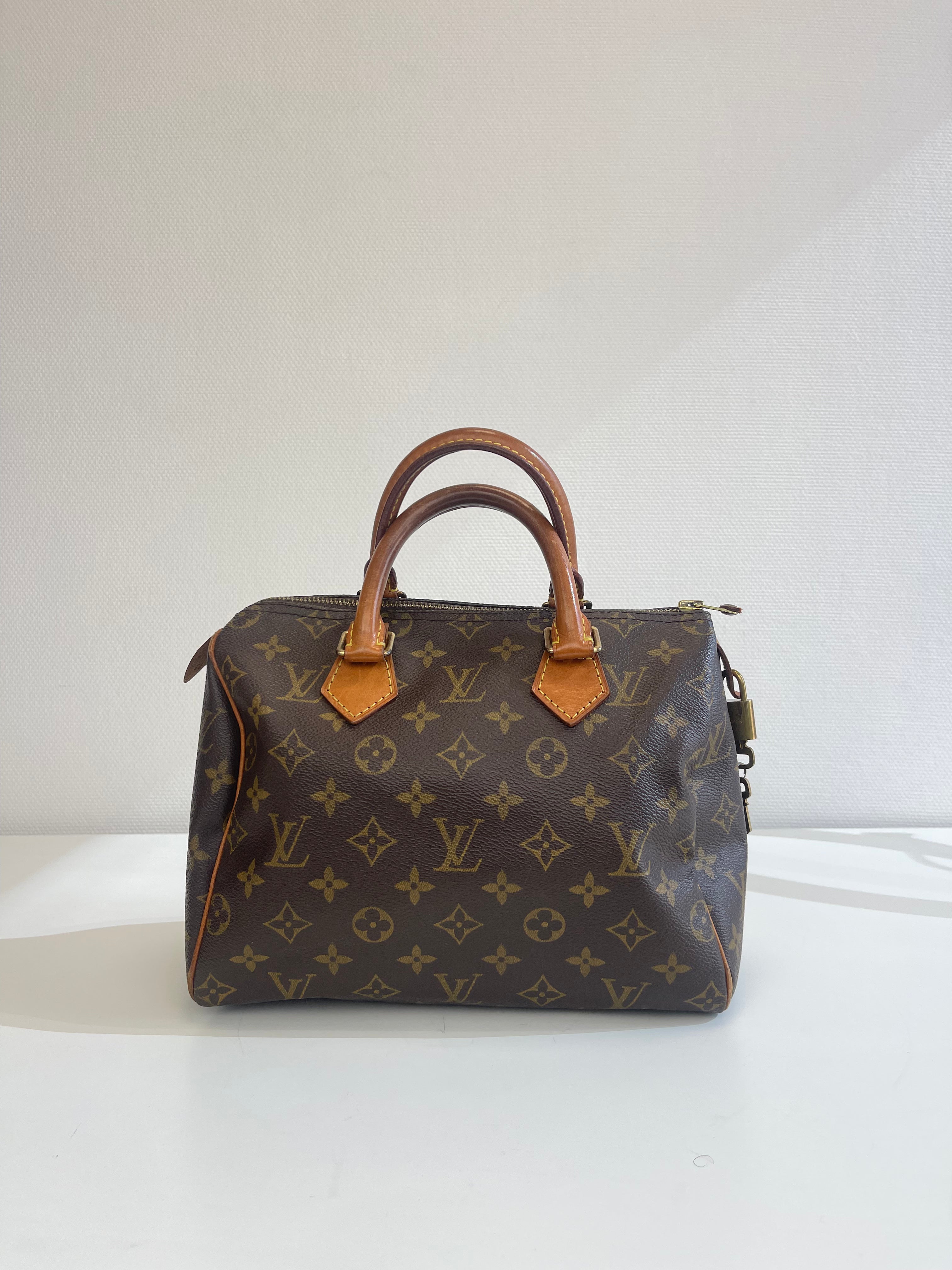 Speedy 25 en toile monogramme marron