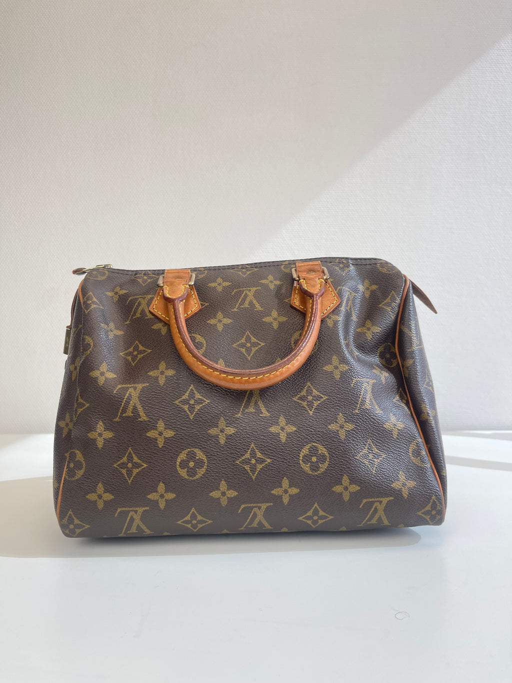 Speedy 25 en toile monogramme marron