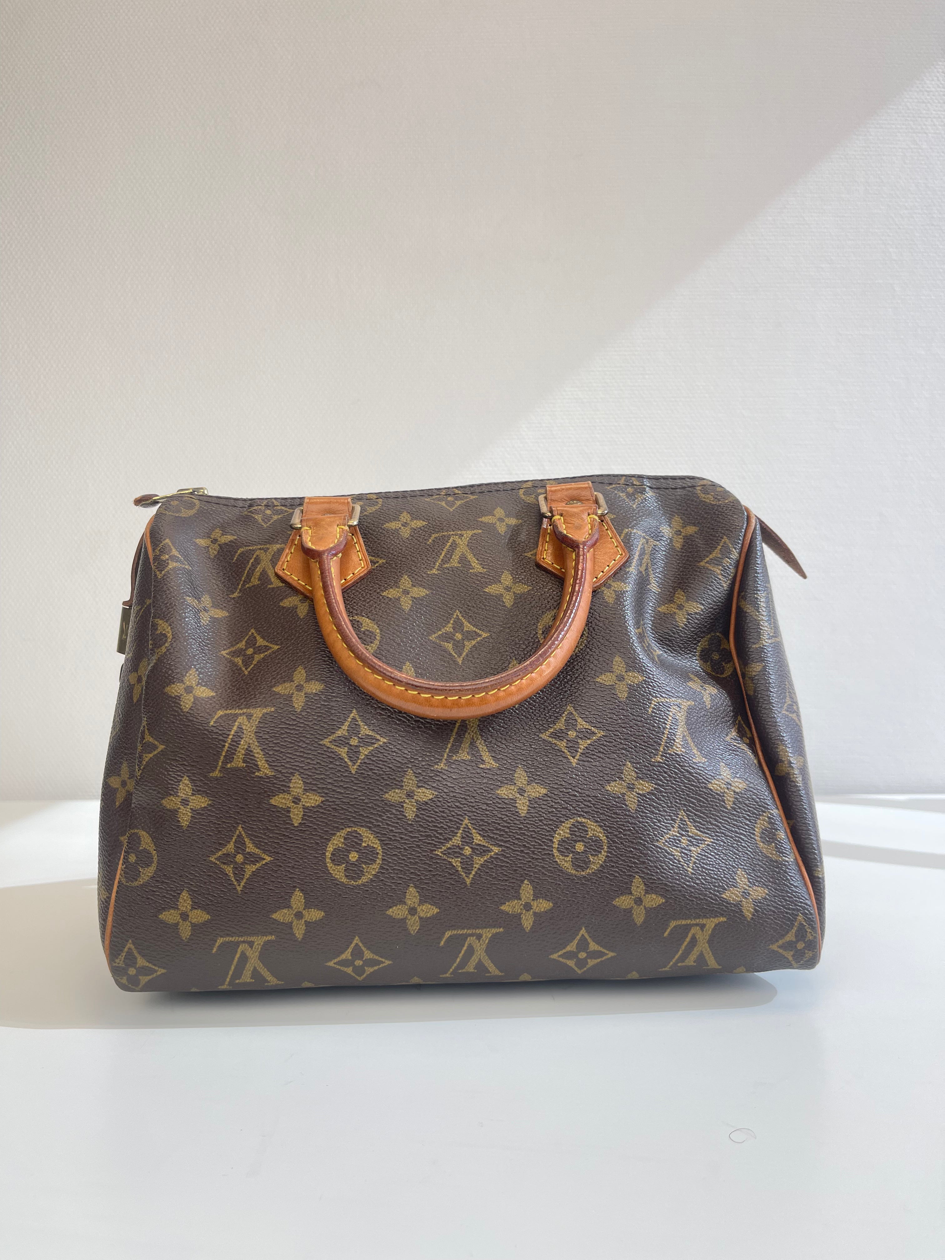 Speedy 25 en toile monogramme marron