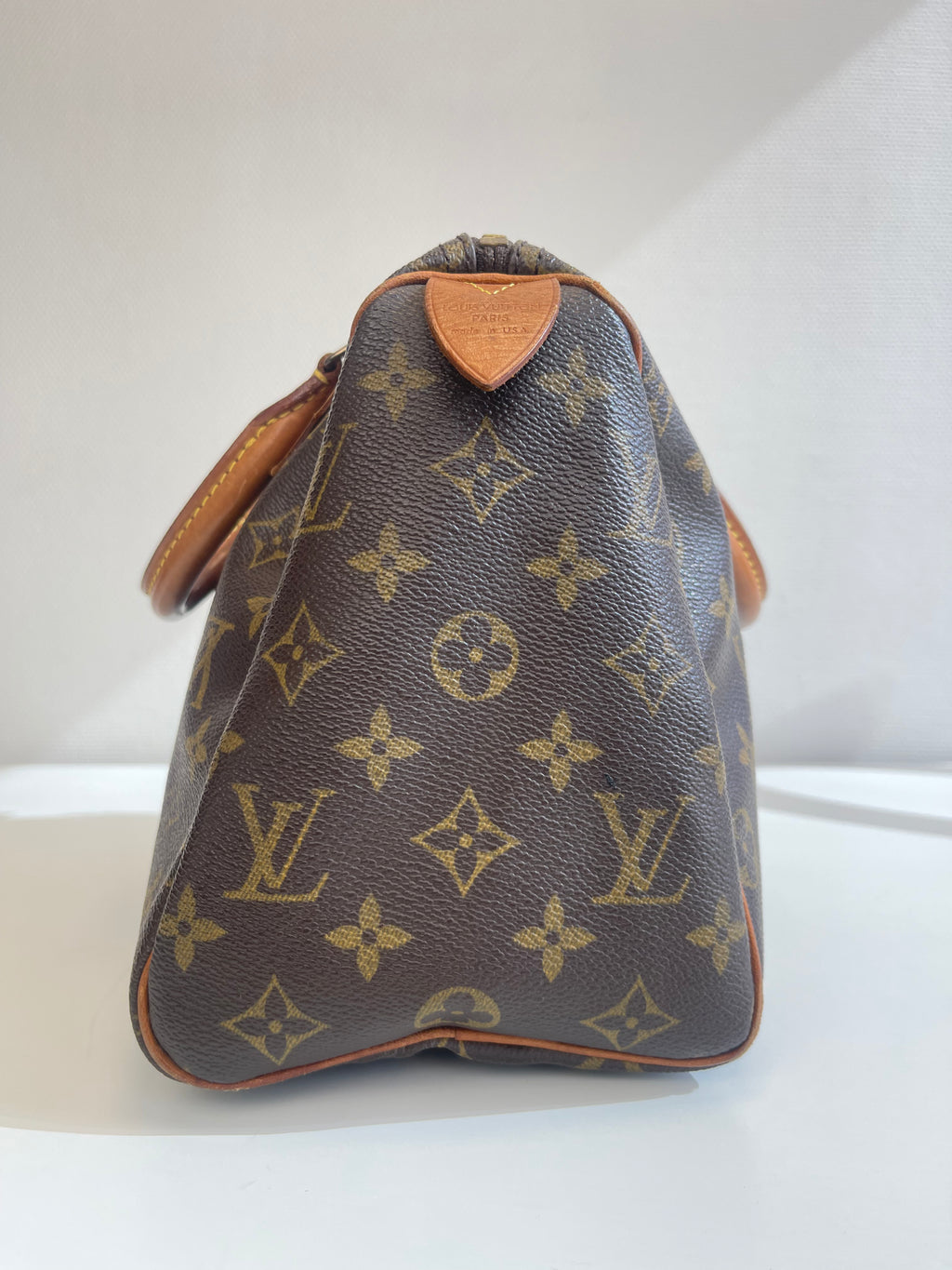 Speedy 25 en toile monogramme marron