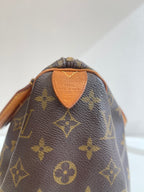 Speedy 25 en toile monogramme marron
