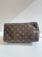 Speedy 25 en toile monogramme marron