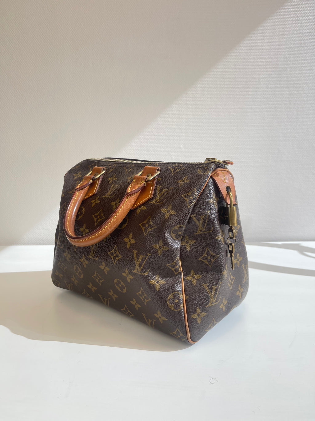 Speedy 25 en toile monogramme marron