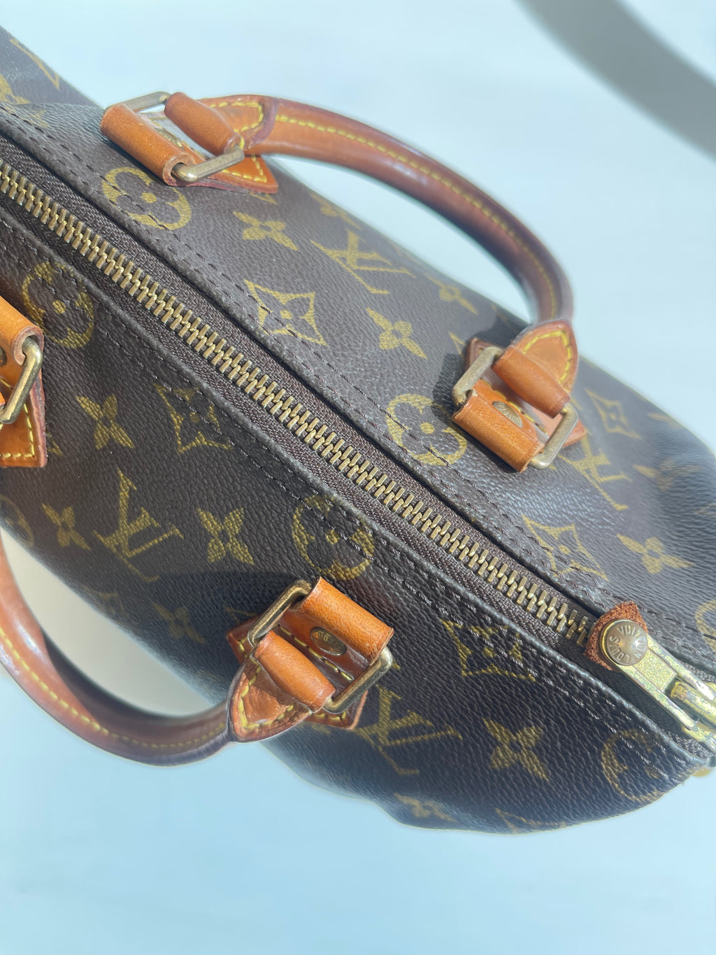 Speedy 25 en toile monogramme marron