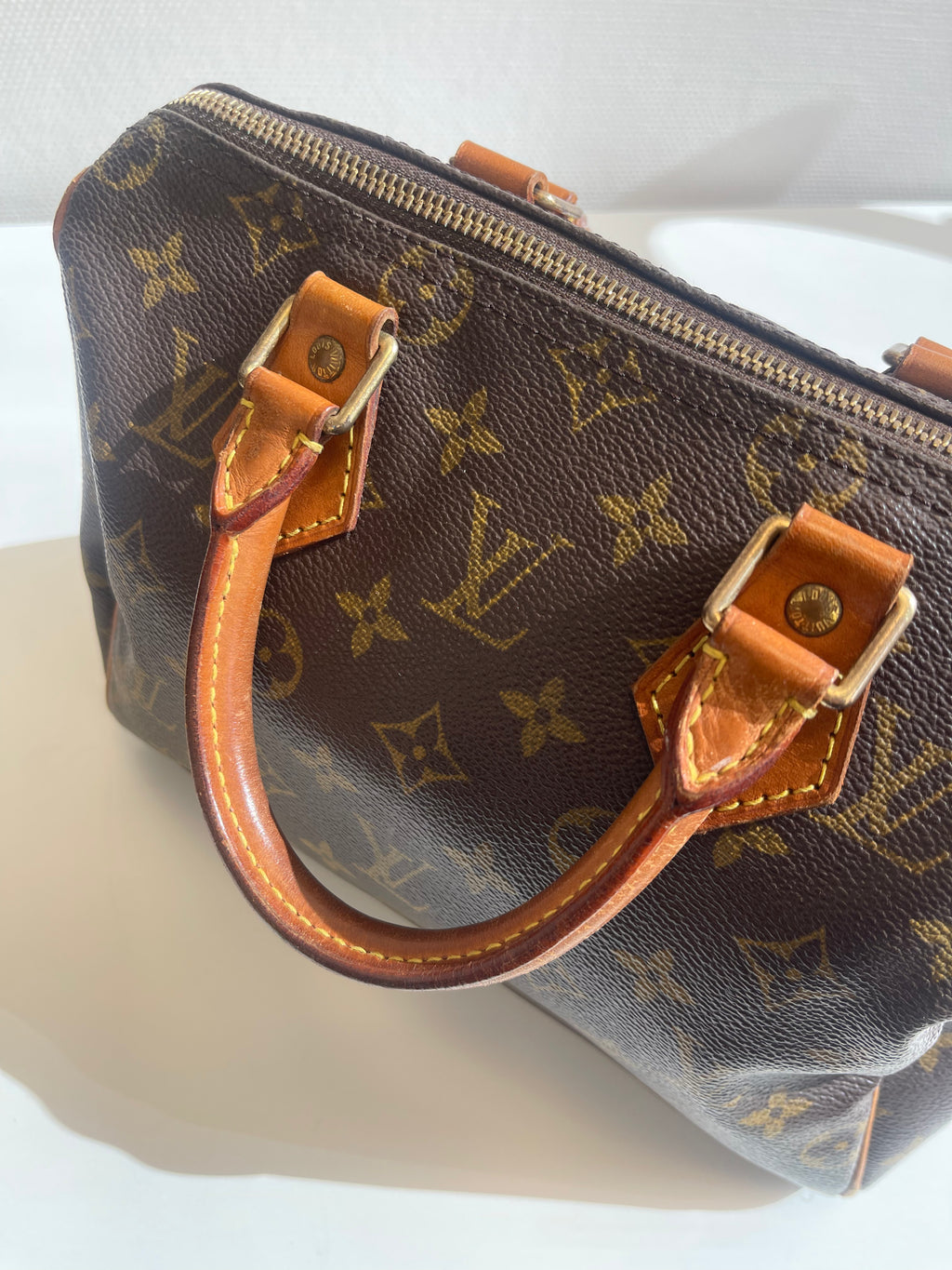 Speedy 25 en toile monogramme marron