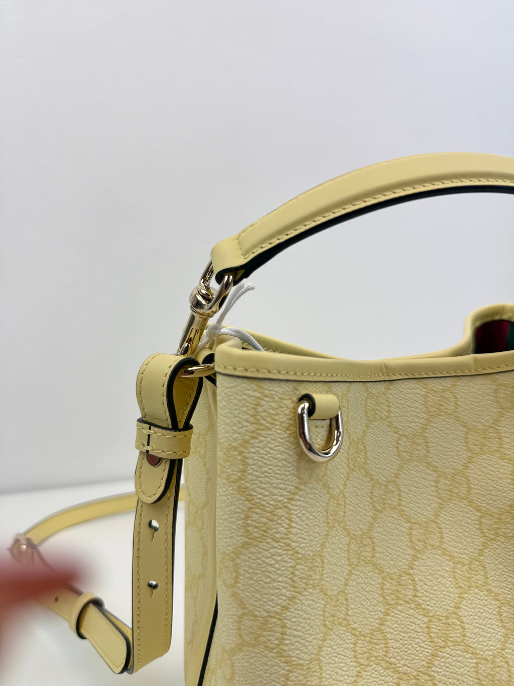 Sac GG Emblem en coton enduit grainé avec monogramme Gucci