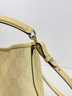 Sac GG Emblem en coton enduit grainé avec monogramme Gucci
