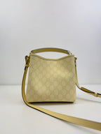 Sac GG Emblem en coton enduit grainé avec monogramme Gucci
