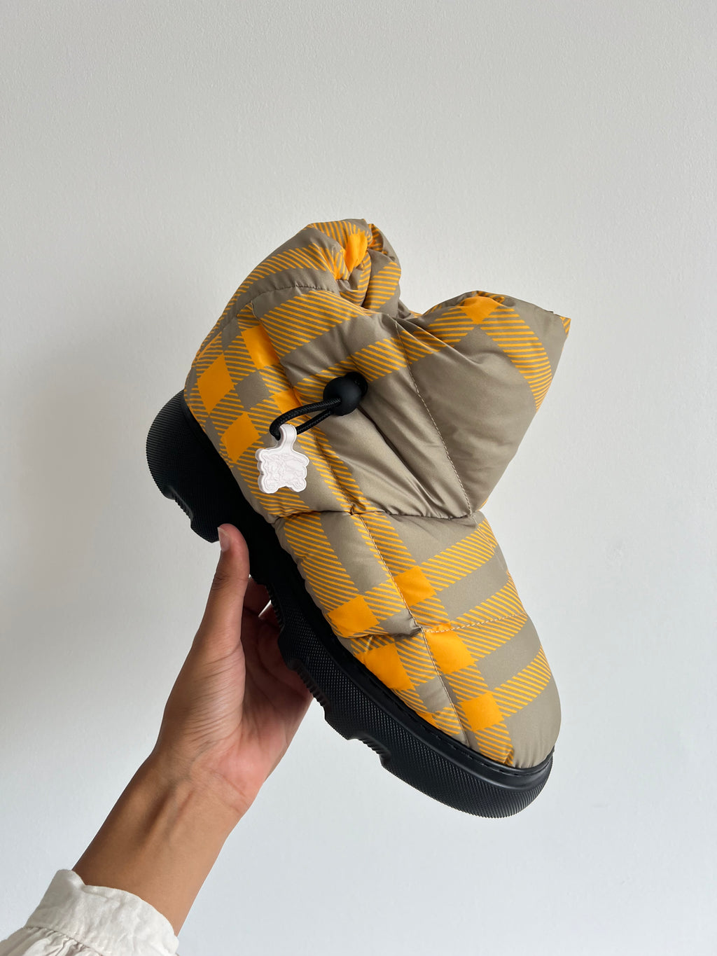 Bottines Pillow à carreaux